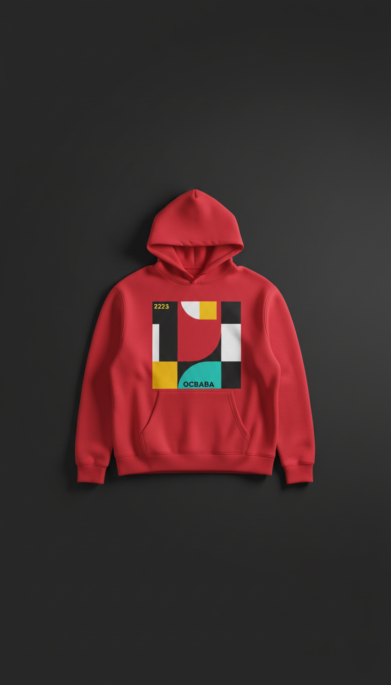 Signal Red Graphic Hoodie